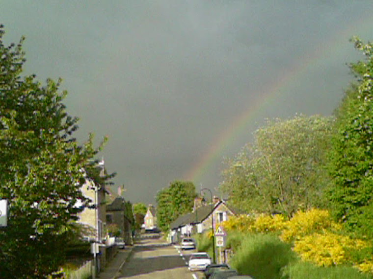 regenboog in de straat