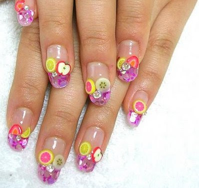 Nail beautification is so in nails art design. Nail beautification is so in