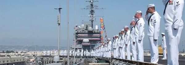 Rendering Honors, US Navy
