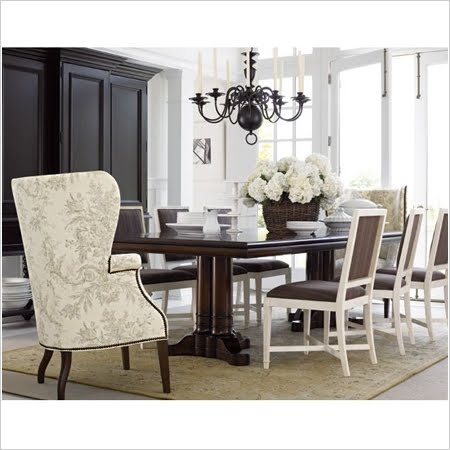 Wreckorated Darryl Carter Thomasville Rollins Dining Table Inspired By Progressive Architecture With Its Impressive Column Base This Modern Day Version Of A Vintage Find Has Been Scaled Down