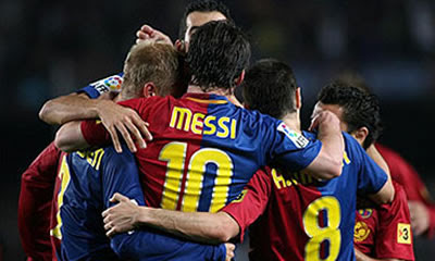 he Barcelona players received nothing but praise for their display as they destroyed Atlético Madrid