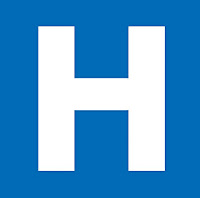 H Hospital Sign