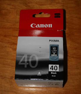 Canon Ink PG40 Packaging