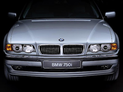 BMW 750i Wallpaper Silver Visible From Front Cool