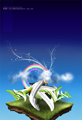 alfabeto graffiti 3d digital graffiti alphabet save our earth