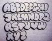 Graffiti+Bubble+Writing+Alphabet+A-Z