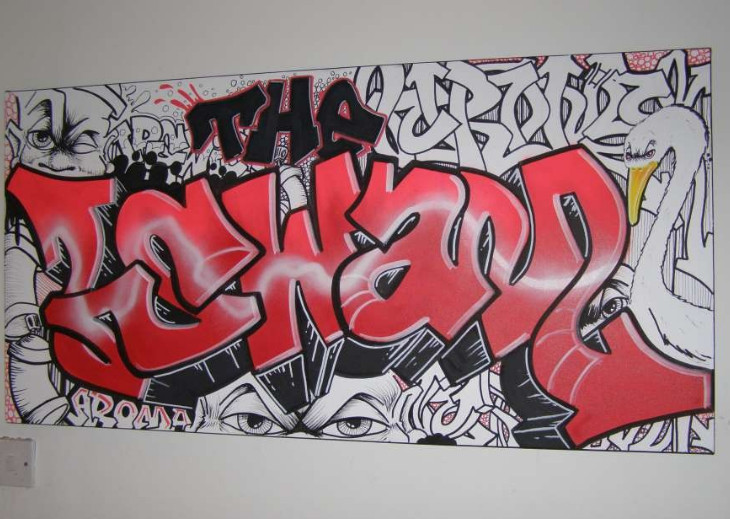 Graffiti+canvases