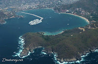 Rendering of possible proposed new pier in Zihuatanejo Bay