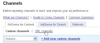 Cara membuat Google Adsense Url Channel