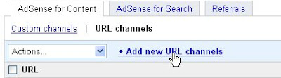 Cara membuat Google Adsense Url Channel