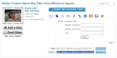 FlipTrack music slideshow blog direct or get embed script