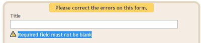 Blogger gadget save problem - required title field must not be  blank