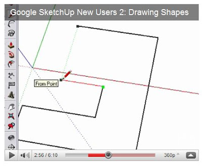 SketchUp Inferring to line up edges