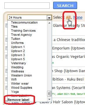 Blogger label action remove label option Blogger label action remove label option