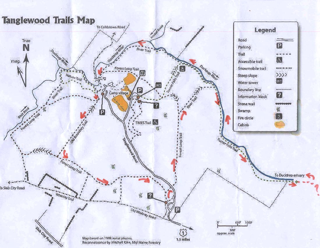 Hiking in Maine with Kelley 7/16/10 Tanglewood