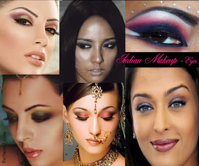 Indian Makeup - Eyes  for the Silk Road