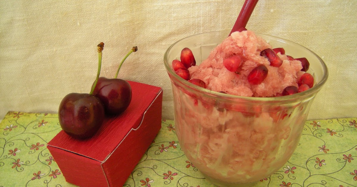 Épicénne Sirop de cerise en dégustation glacée granitée ou pilée