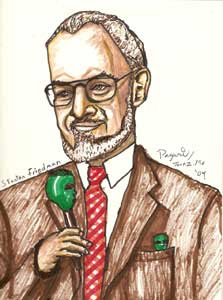 Dr Stanton Friedman Live Caricature