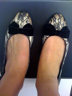 lace heels @ Brittany's Cleverly Titled Blog