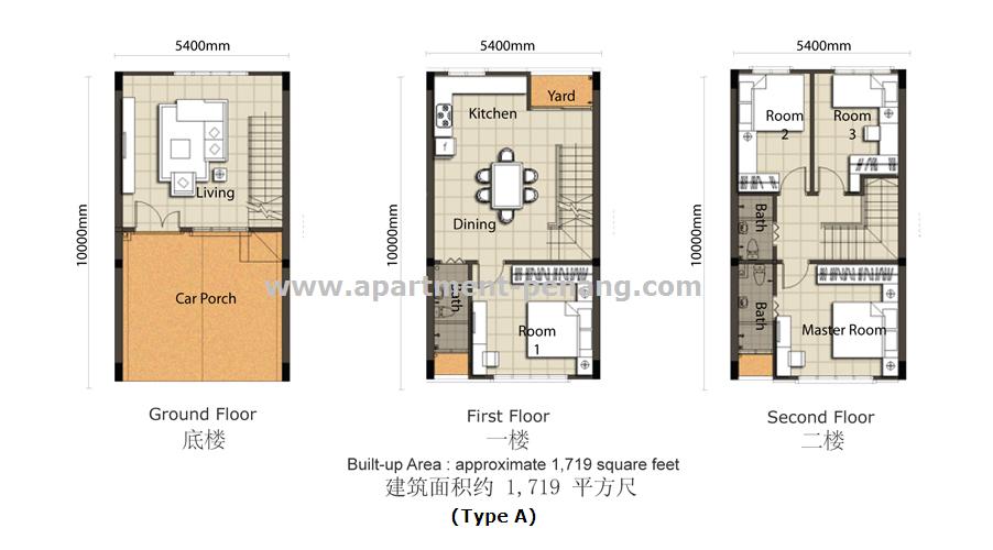 Suria Vista Townhouse Apartment Penang Com