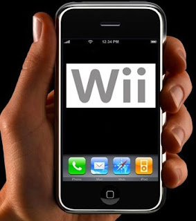 iphone nintendo wii hand held image