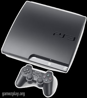 image of new playstation 3 slim with controller