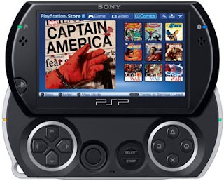 sony pspgo reader spiderman comic on screen