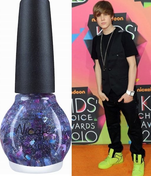Justin Bieber#39;s debut nail justin bieber nail polish line. Justin Bieber#39;s debut nail
