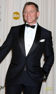 a midnight blue tuxedo,