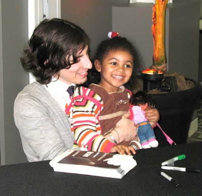Daniel welcomes a young fan