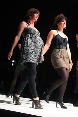 Emily is eight months pregnant - due in April!