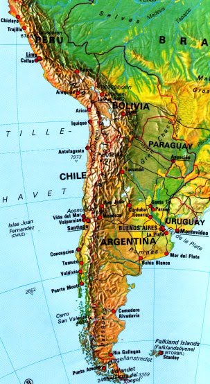 Map Of Chile South America. Chile, officially the Republic