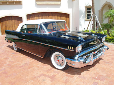 Classic Corvette Bel Air 1957 Yellow
