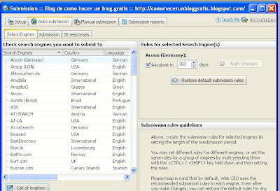 Aprendiendo a usar Web Ceo