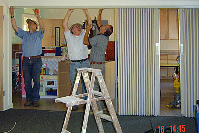 USUAL SUSPECTS WITH THEIR HANDS UP (Photo by Sue)