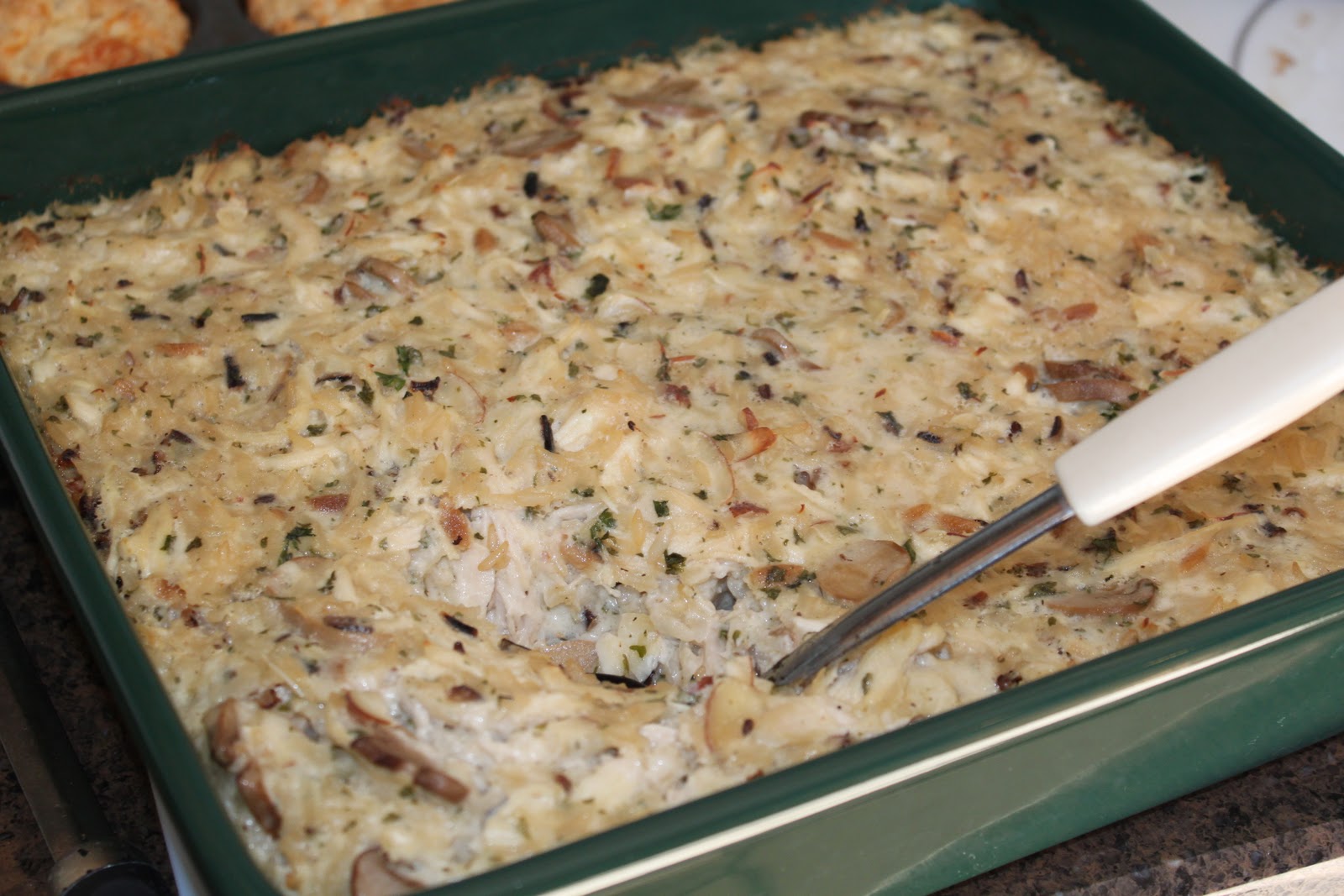 Lori's Test Kitchen Chicken and Wild Rice Casserole 100