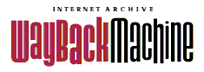 A Máquina do Tempo leva o internauta ao passado Way Back Machine logo