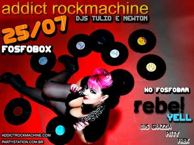 Flyer da Festa Addict RockMachine na Fosfobox dia 25/7 Flyer da Festa Addict RockMachine na Fosfobox dia 25/7
