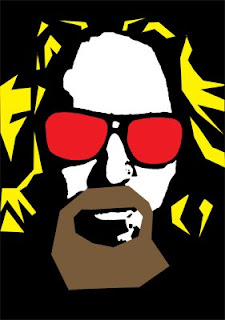 Big Lebowski Stencil