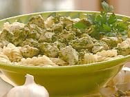 Chicken with Pistachio-Parsley Pesto