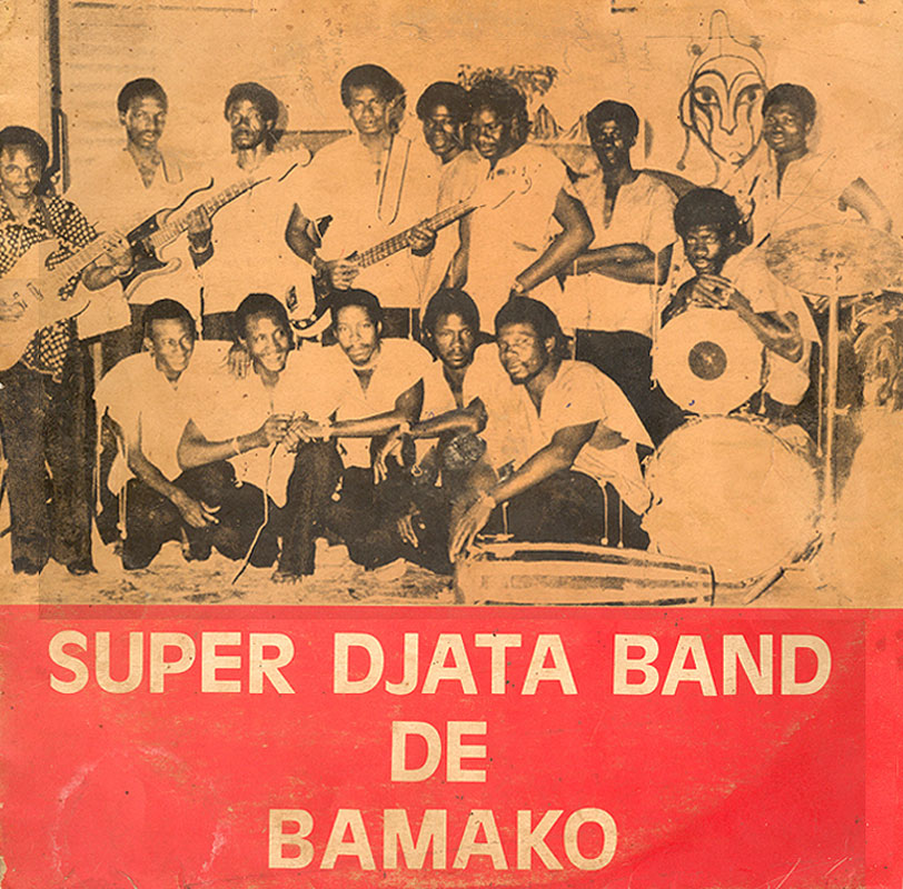 Daouda 'Flani' Sangaré, Alou Fané and Zani Diabaté is about the Super Djata Band  Disco-Rama-ML01-front