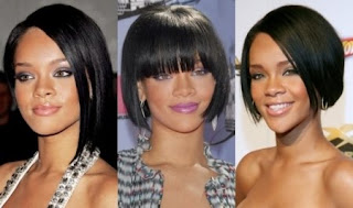 Rihanna Frisuren Stil