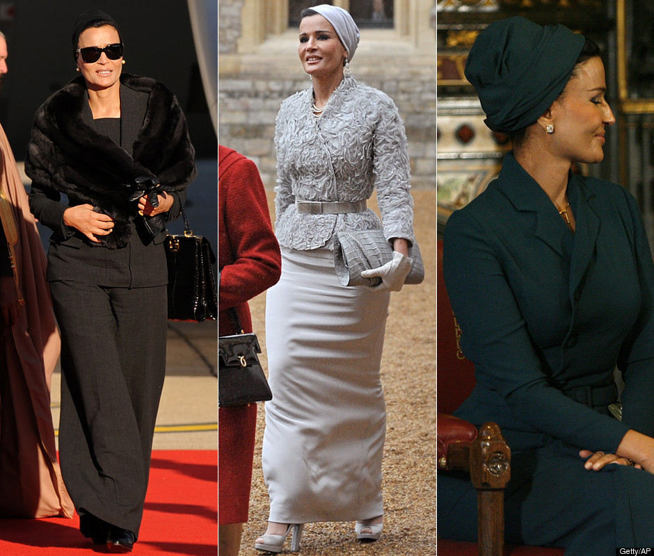 Desperate Dictator Housewives Qatar's Sheikha Mozah Lipstick Alley
