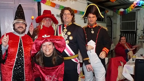 Fiesta Carnaval en casa Damián