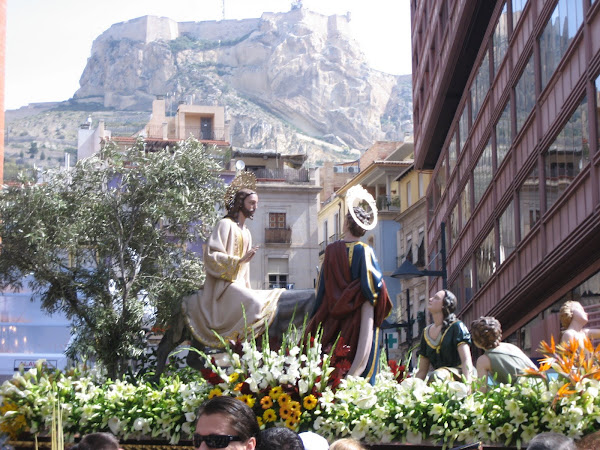 Paso de la Entrada Triunfal de Cristo en la Ciudad de Jerusalem
