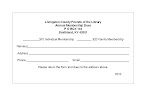 Livingston FOL membership form