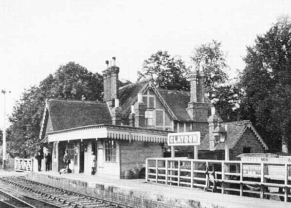 Claydon Station in 1921