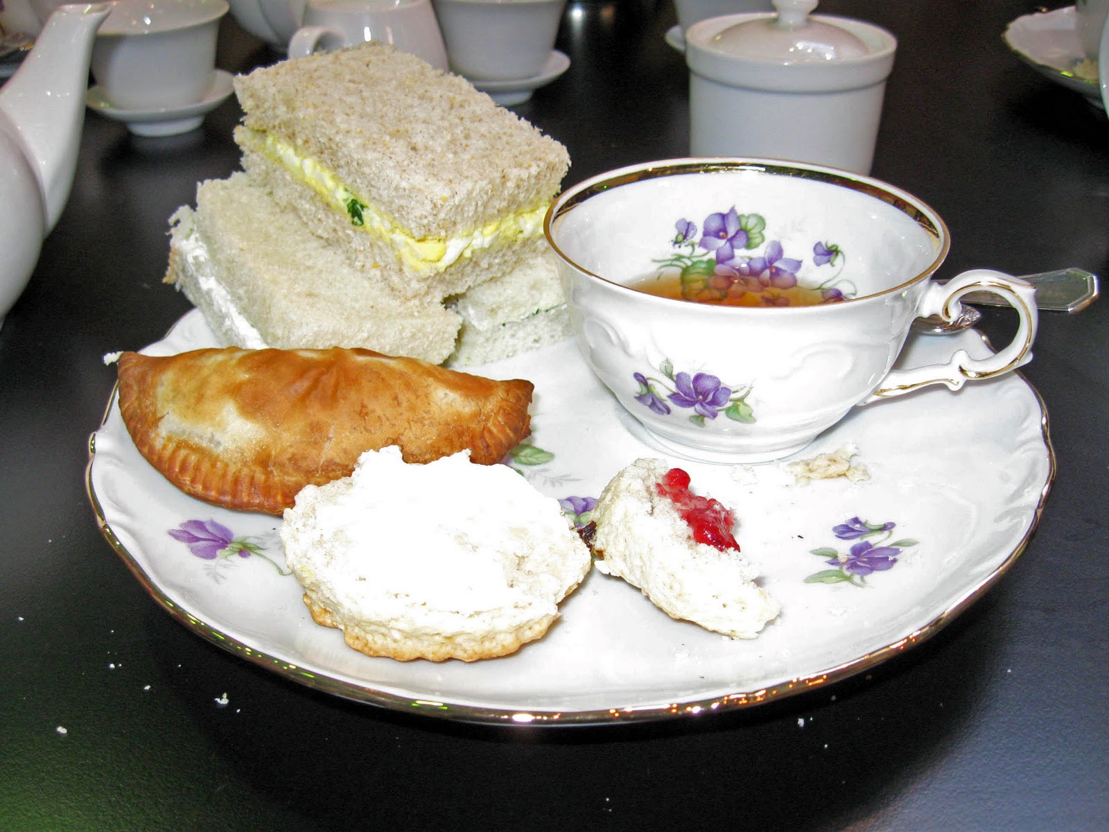 The Cup That Cheers Afternoon tea in San Jose Satori Tea Bar.