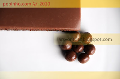 Mousse de chocolate con albaricoque