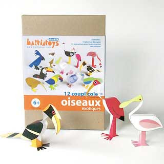 Exotic Bird Papercraft